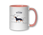 Anatomy of a Dachshund Mug Gift - Funny Dachshund Ceramic Coffee Mug For Him Or Her Dog Lover Gift MGZ416