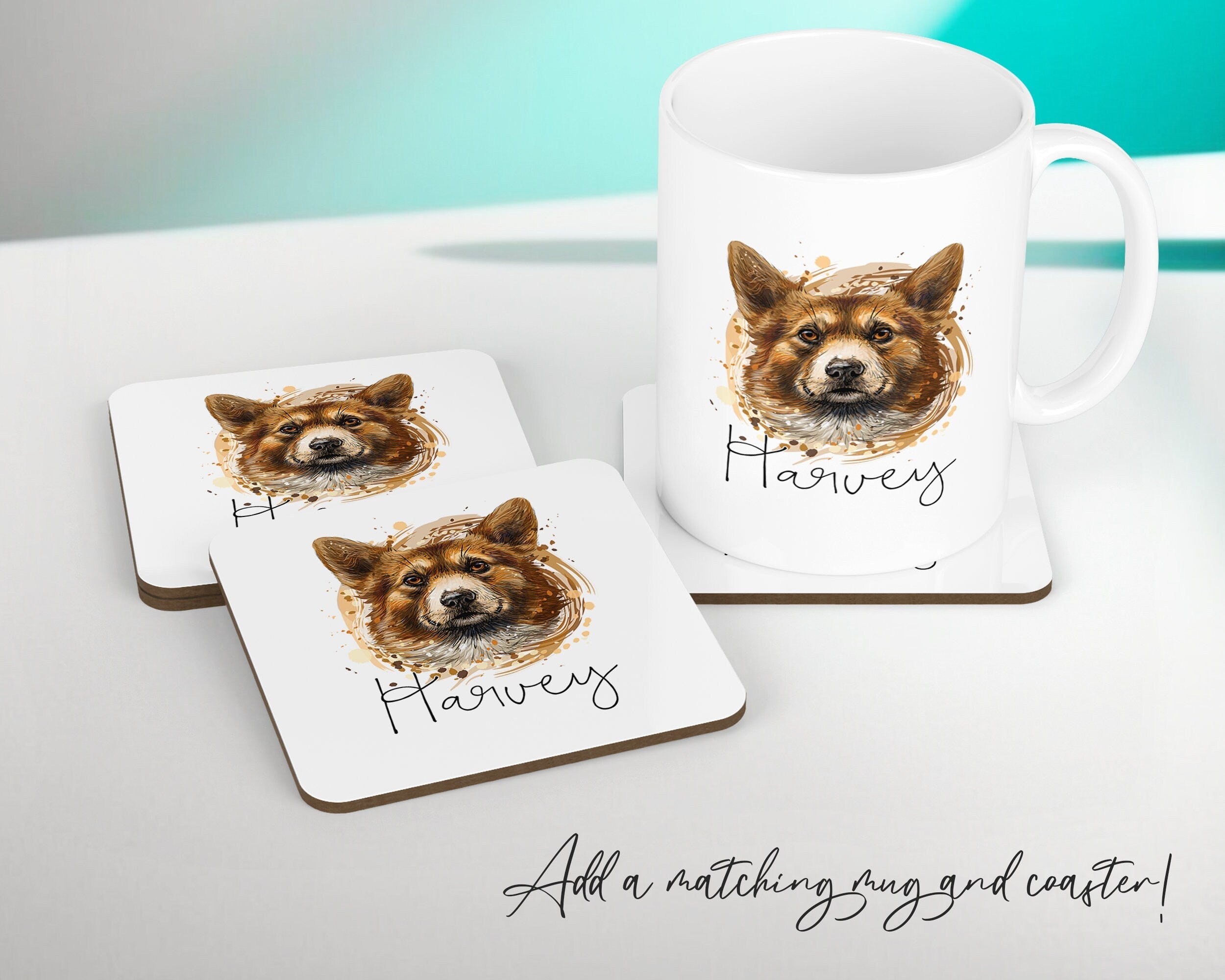 Personalised Corgi Cushion Gift Printed Name Design - Cushion Throw Pillow Gift For Dog Lover Dog Mum Dad CS308