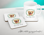 Personalised Golden Retriever Cushion Gift Reserved For Dog Mum Dad Pet Animal Design Cushion Throw Pillow Gift Christmas Decor Gift CS022