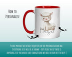 Personalised Lamb Gift Mug - Ceramic Coffee Tea Hot Chocolate Mug Gift for Sheep Lovers - Secret Santa Gift Spring Farm Animals MG0861