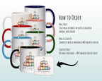 Personalised Cat Lovers Gift Mug - Ceramic Coffee Tea Chocolate Mug Coaster Cat Tower Tree Design for Cat Owner Cat Mum Secret Santa MG0895