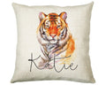 Personalised Tiger Cushion Gift Printed Name Design Big Cat Cushion Throw Pillow Gift For Mum Dad Friend Bedroom Birthday Gift CS139