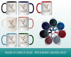 Personalised Lamb Gift Mug - Ceramic Coffee Tea Hot Chocolate Mug Gift for Sheep Lovers - Secret Santa Gift Spring Farm Animals MG0861
