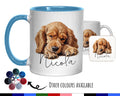 Personalised Cocker Spaniel Gift Mug - Ceramic Coffee Tea Chocolate Mug Coaster English Spaniel Design Dog Mum Dad Owner Secret Santa MG0911