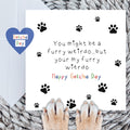 Weirdo gotcha day card