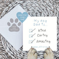 My dog dad is…card