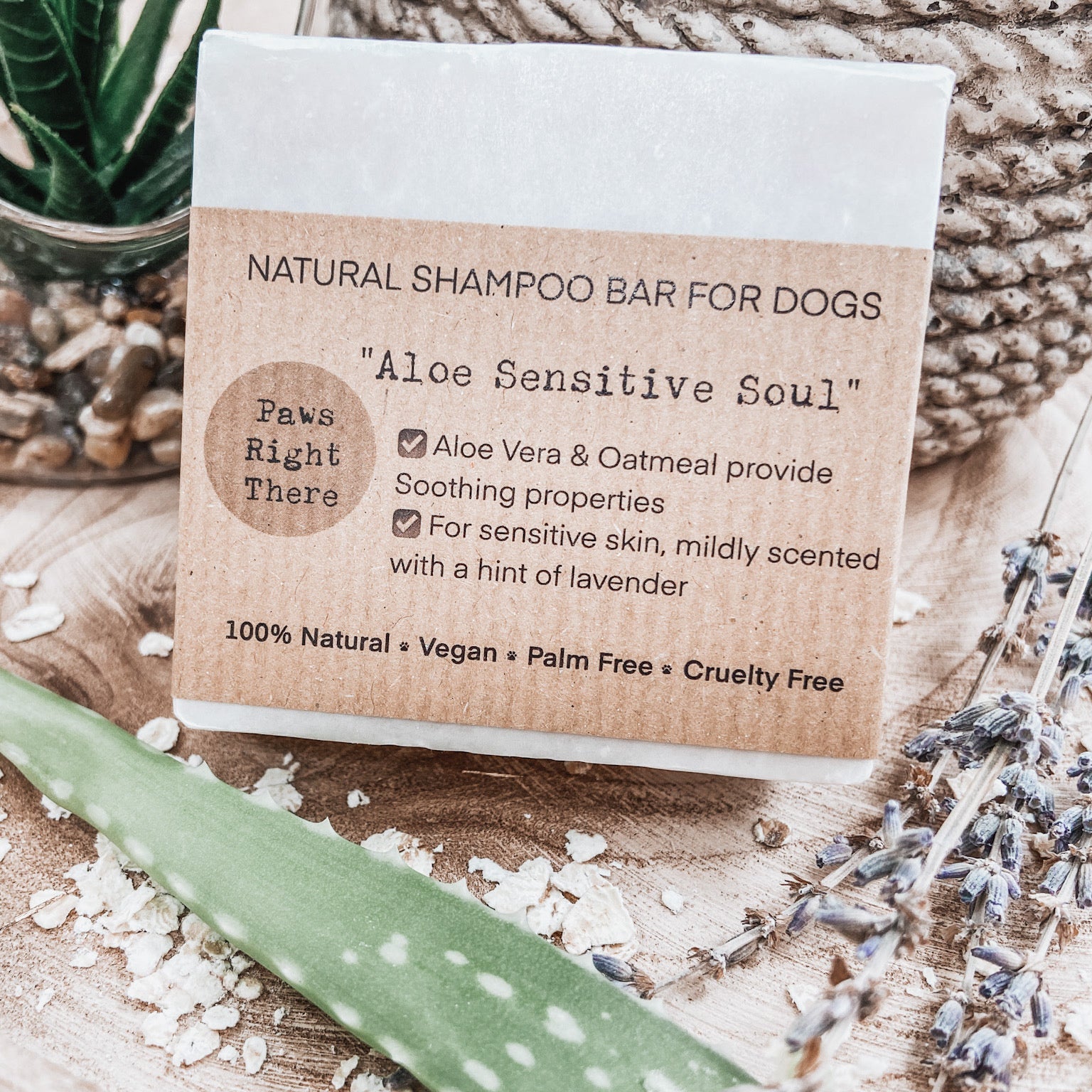 'Aloe Sensitive Soul' Natural Shampoo Bar