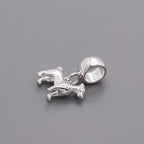 Jack Russell Terrier Silver Dog Charm