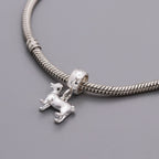 Jack Russell Terrier Silver Dog Charm
