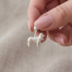 King Charles Spaniel Silver Dog Charm