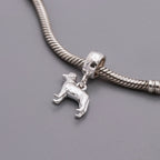 Labrador Silver Dog Charm