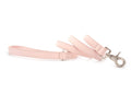 Pink Leather Dog Lead