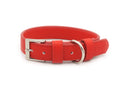 Red Leather Dog Collar