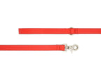 Red Leather Dog Lead