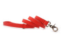 Red Leather Dog Lead