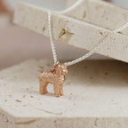Poodle Silver Dog Charm