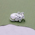 Cat Silver Charm