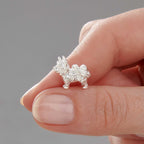 Yorkshire Terrier Silver Dog Charm
